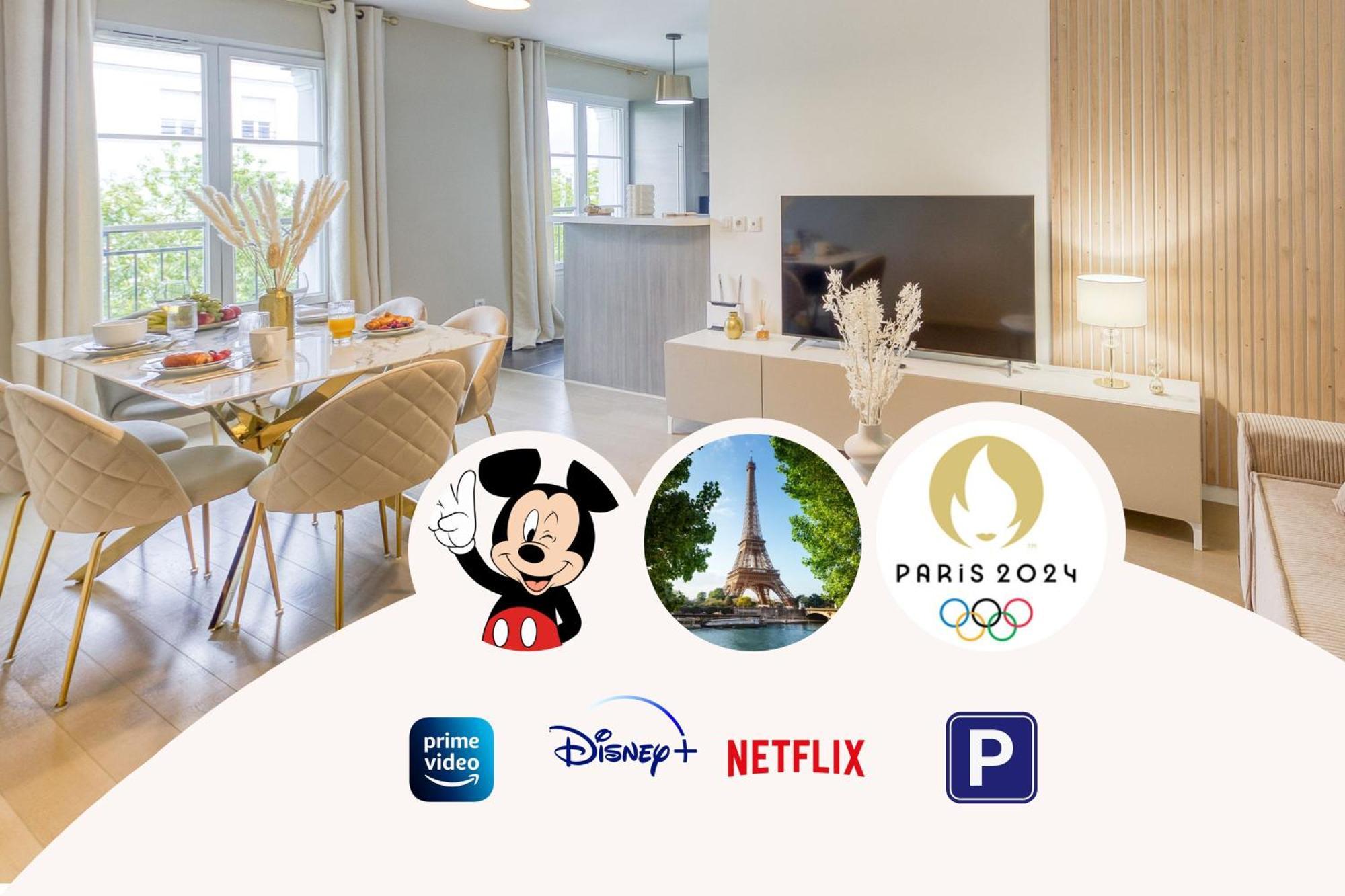 Disneyland - Val D'Europe A Pied - Paris Serris Eksteriør billede